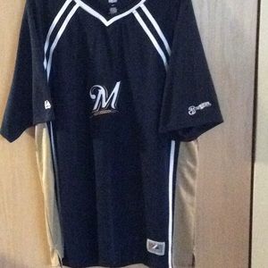 Milwaukee Brewers pullover jersey